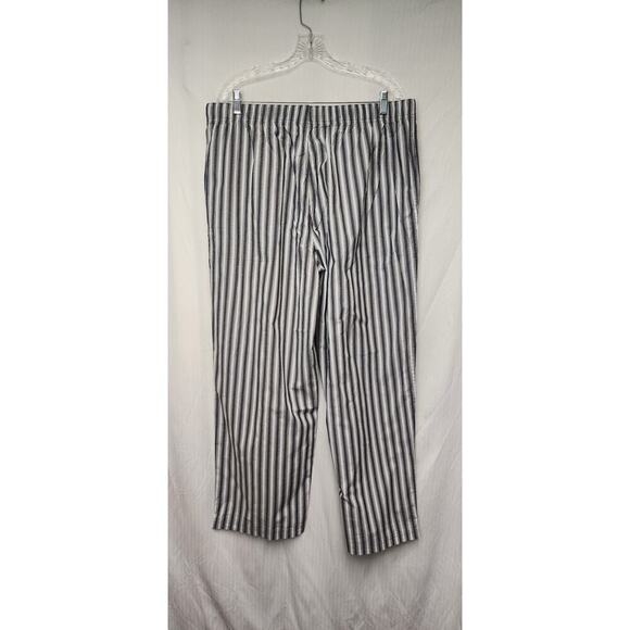CREMIEUX LOUNGWEAR PLAID GRAY/BLUE ELASTIC DRAWSTRING PAJAMA PANTS SIZE XL - Picture 3 of 6